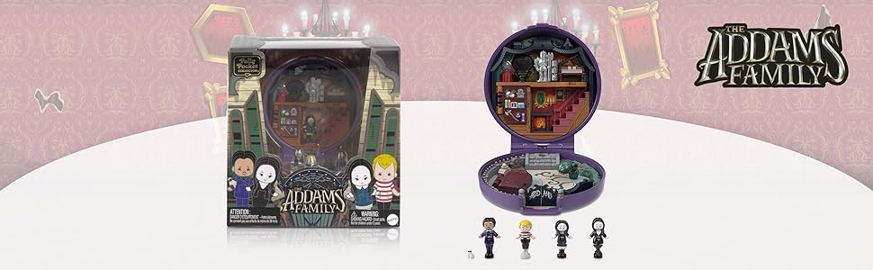 Polly Pocket Collector Addams Family Partnership Compact Banner 2