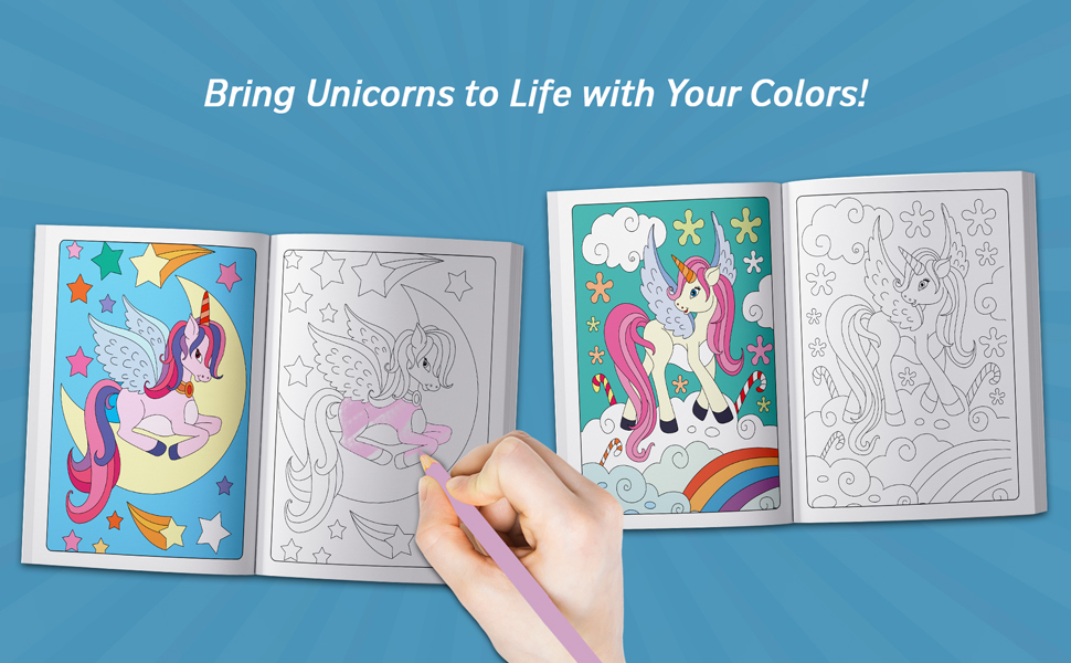 I Believe In Unicorn Copy Coloring Book: Fun Activity Books For Children