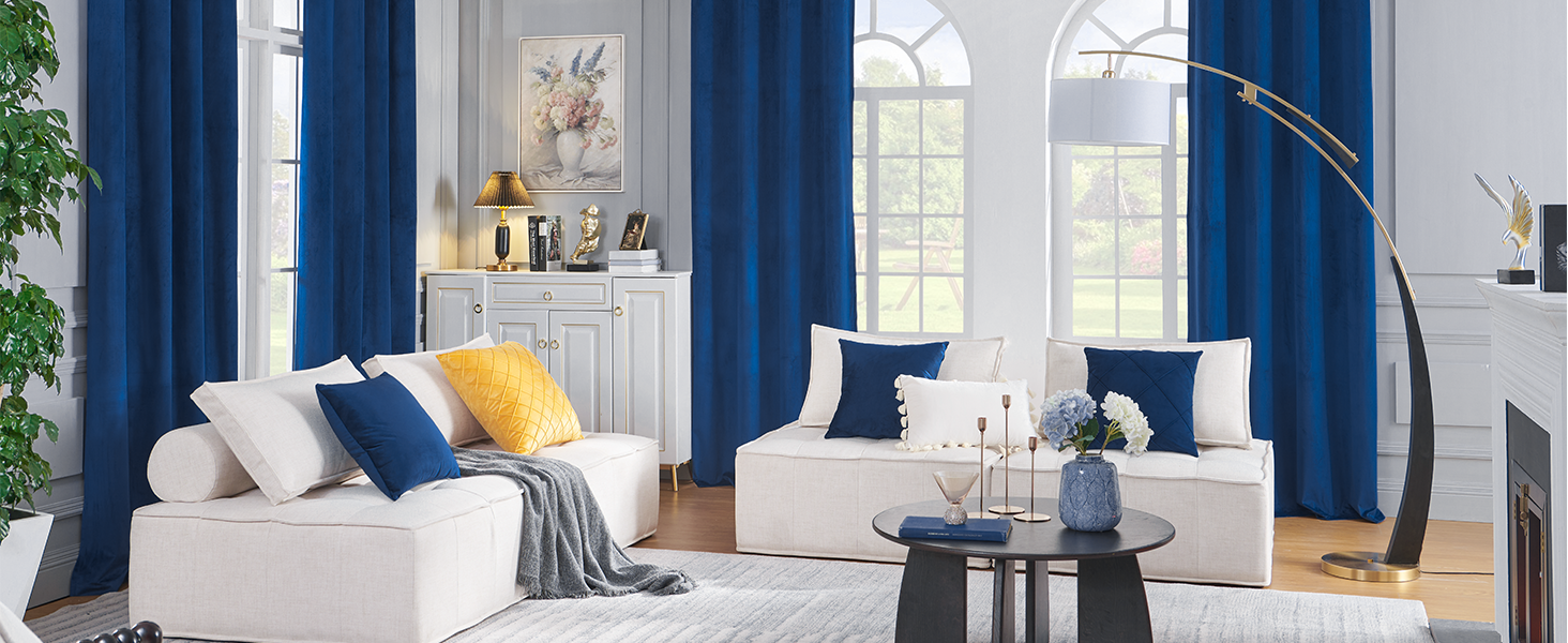 velvet curtains