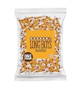 Long Boys Coconut Chewy Caramel Original Bulk Candy Individually Wrapped (1 Pound)