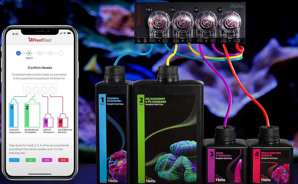 Red Sea Complete Reef Care 4本セット Red Sea 4-Part Complete Reef Care Dosing System Large (160gal)