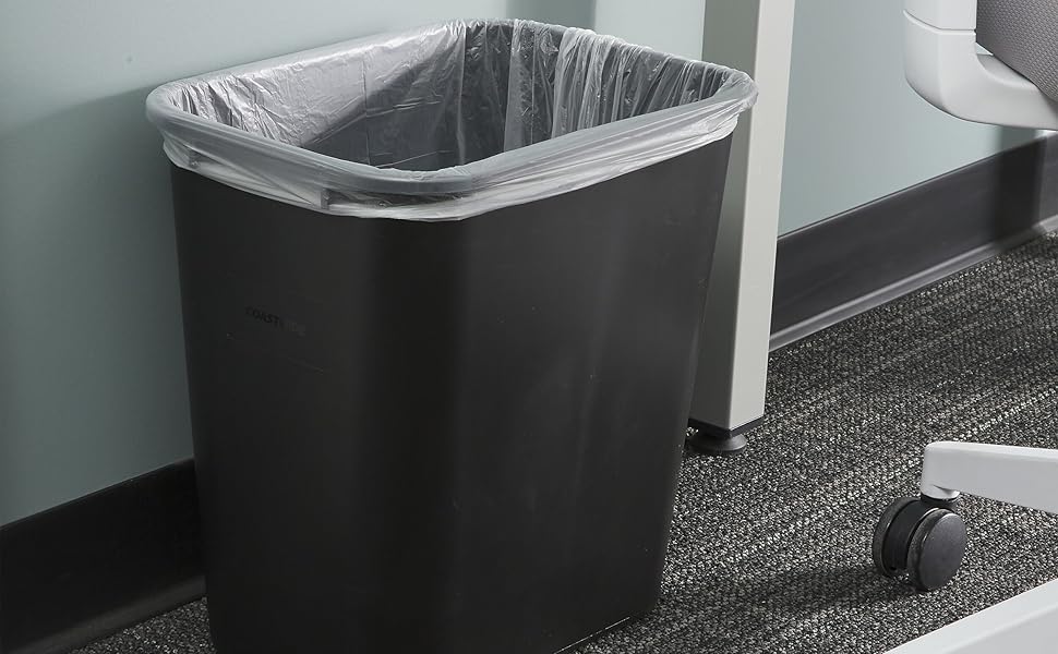 Amazon.com: Brighton Professional Wastebasket, Black, 7 gal
