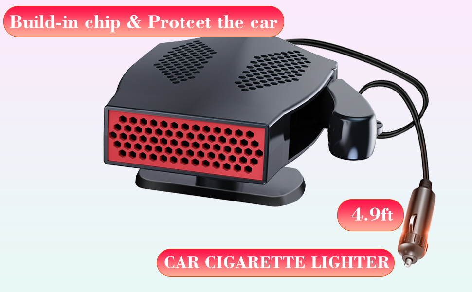 Shangyoyi Portable Car Heater that plugs into cigarette