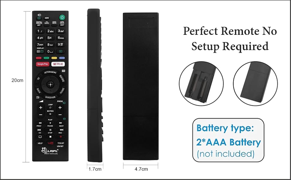 sony tv remote google play netflix