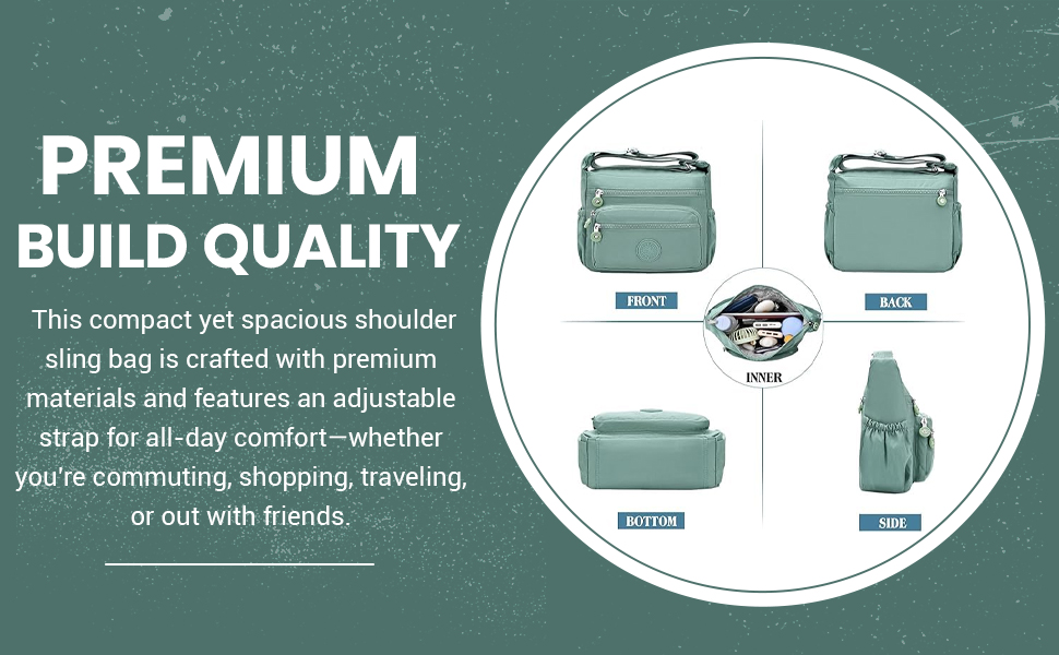 SPN-JGSP Stylish Shoulder Sling Bag with Adjustable Strap