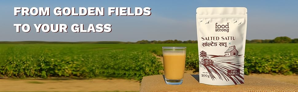From Farm to Your Glass Salted Sattu