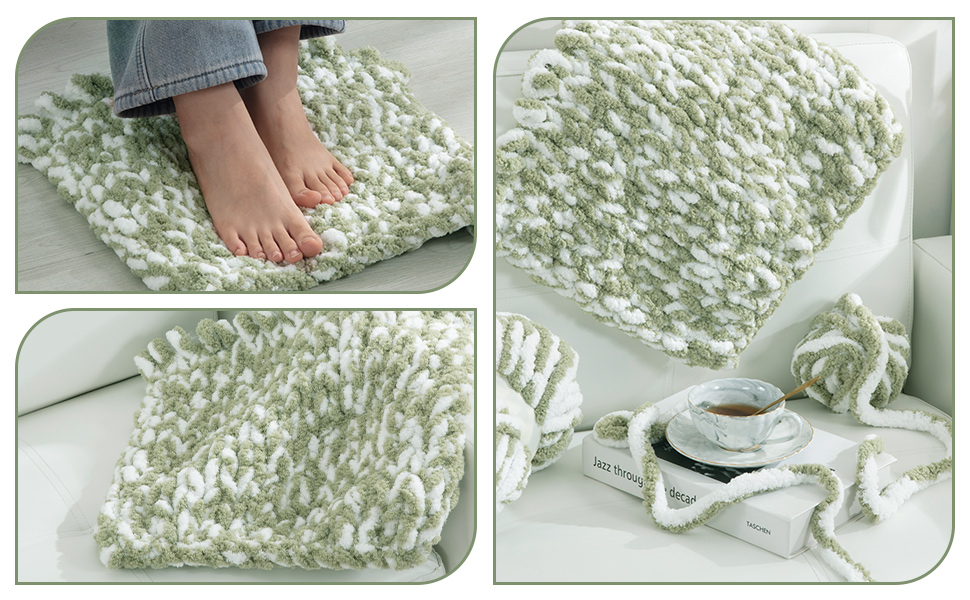 HOMBYS Soft Lightweight Large Thick Jumbo Yarn for Hand Knitting
| HOMBYS Bulky Fulffy Chunky Chenille Yarn for Chun Bf7497bd 1953 4fdc 9f80 2e2f9010ff4b. CR0,0,970,600 PT0 SX970 V1