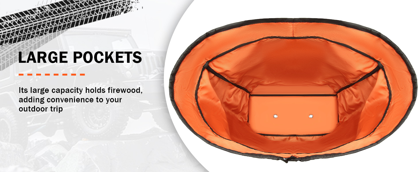 SLINRKE Spare Tire Trash Bag, Spare Tire Storage Bag, Heavy