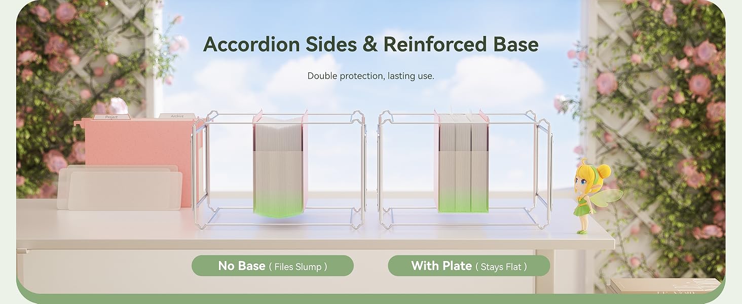 Expanding Hanging File Folders - 4.72; Large Capacity, Letter Size for Filing Cabinets