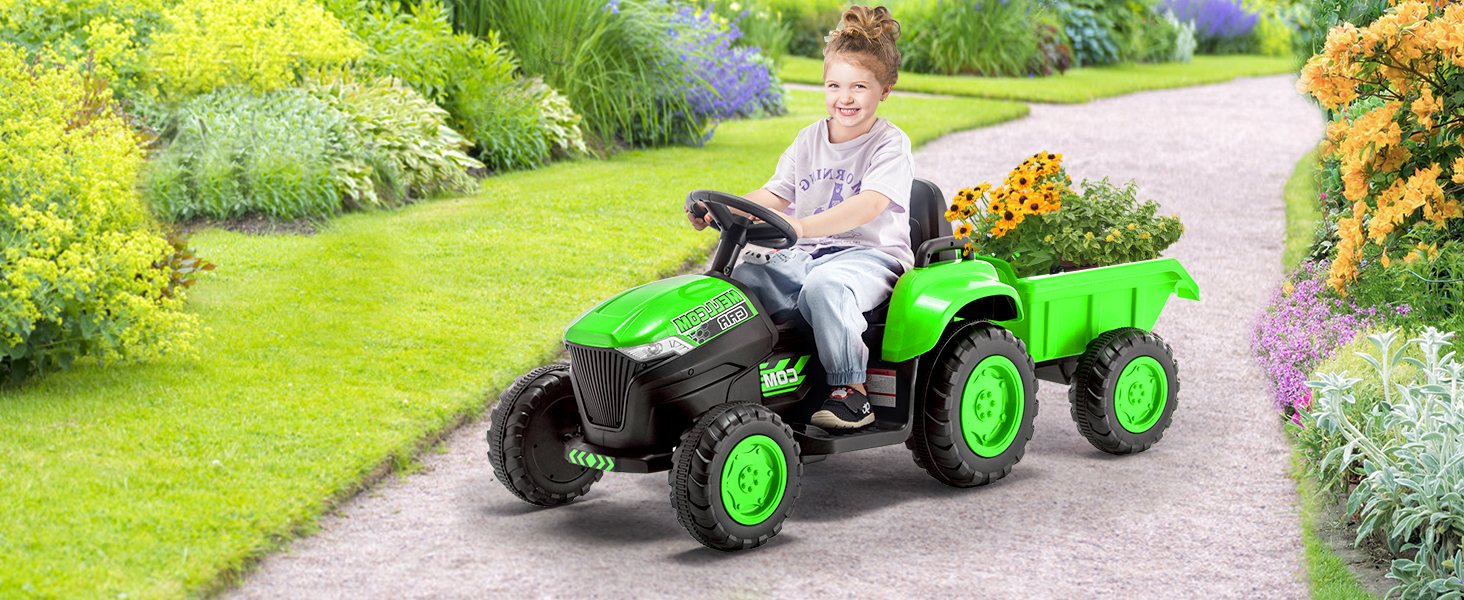 toddler tractor ride on