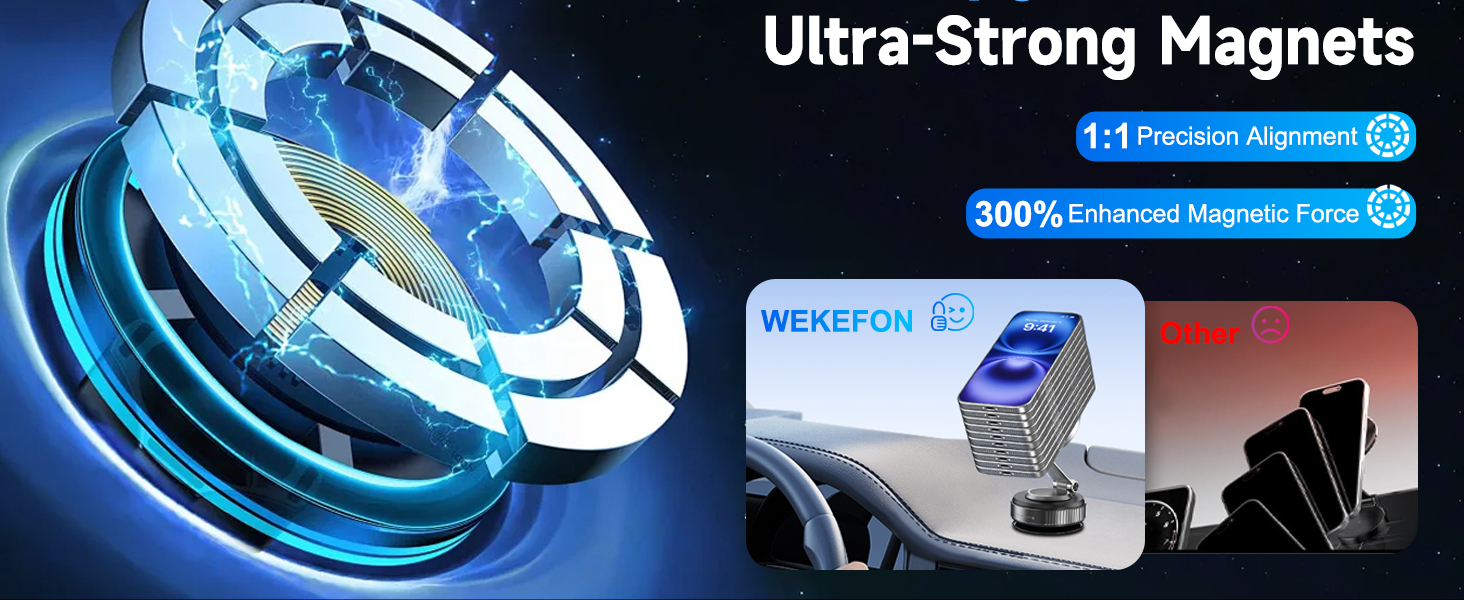 vacuum magnetic phone holder