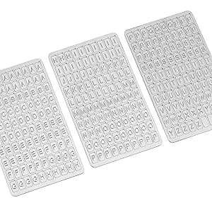 Crypto Seed Phrase Storage Plate, Stainless Steel Backup for Bitcoin Wallets, Compatible with BIP39 23 crypto letter plate