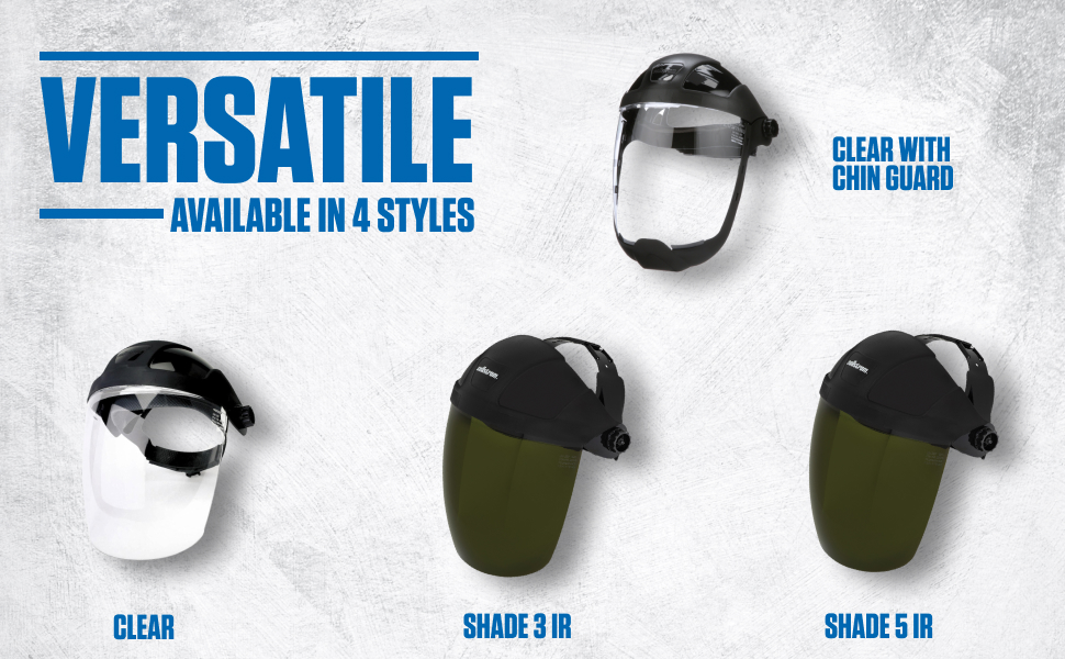 Sellstrom DP4 Face Shield - Lightweight Mask with High