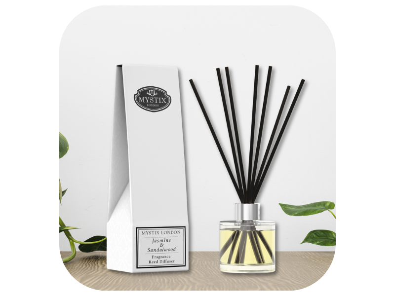 Jasmine & Sandalwood - Fragrance Oil Reed Diffuser