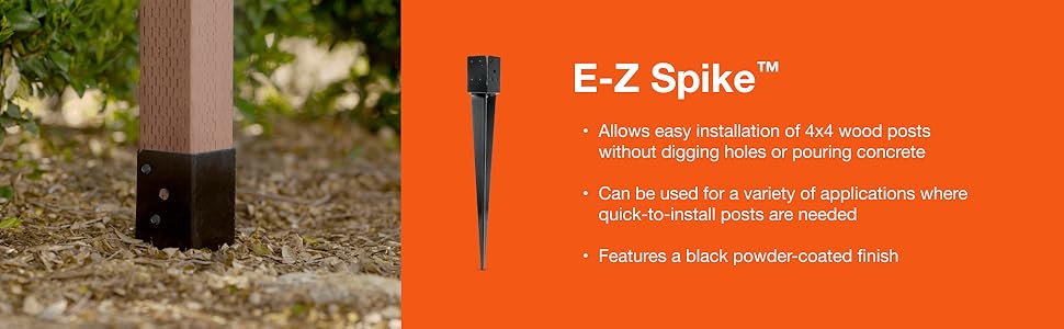 Amazon.com: Simpson Strong-Tie FPBS44 E-Z Spike Black Powder