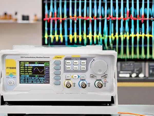 GuliTech FY6900 20/30/40/50/60/80/100MHz DDS Function Signal