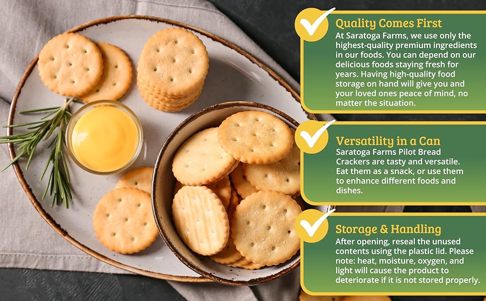 避難生活用品 SURVIVAL foods Crackers Pilot Bread Future Essential - Sailor Pilot Bread Crackers - #2.5 Can