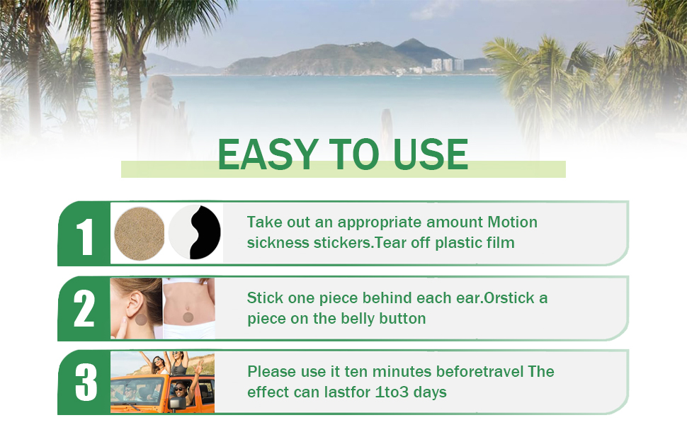 behind ear anti nausea patch relief band 