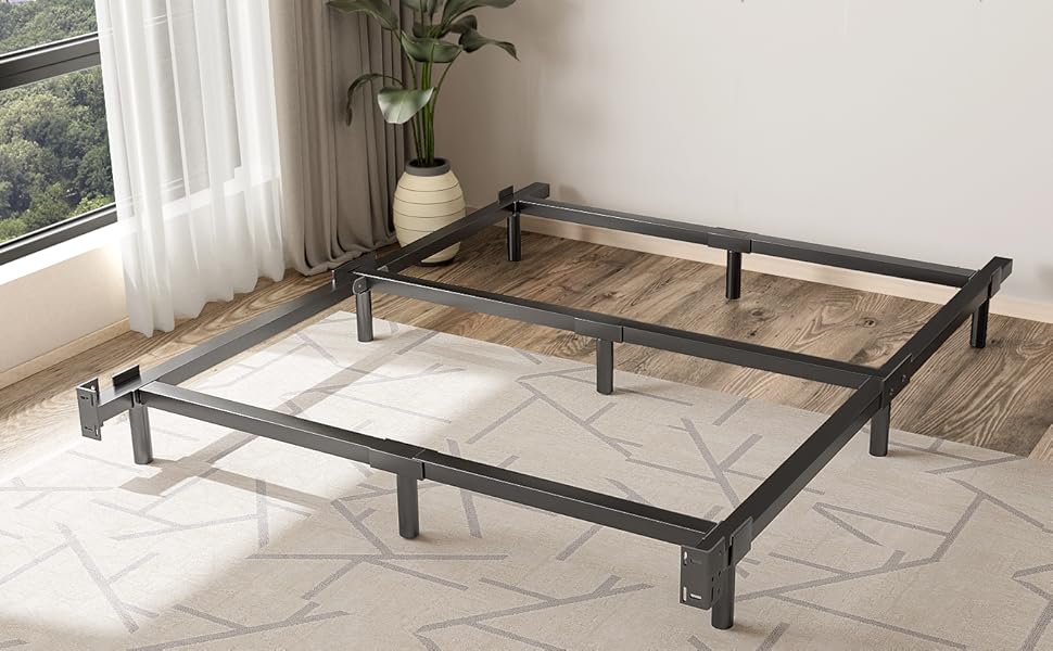 Amazon.com: NOAH MEGATRON Full Size Metal Bed Frame-7 Inch