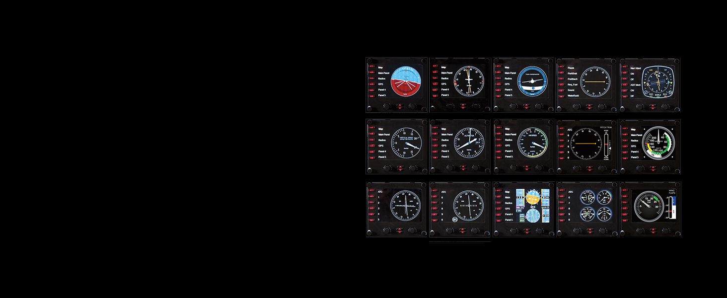 Logitech G Saitek Pro Flight Instrument Panel Flight Simulator