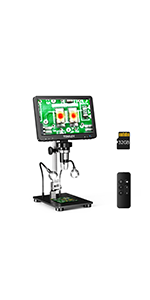 Amazon.co.jp: TOMLOV HDMI デジタル顕微鏡 USB顕微鏡 10X-1200X