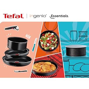Cuisine Tefal Ingenio, Poêles et casseroles hermétiques, Lot de 7 ustensiles pour la cuisine, Design empilable et amovib Bf8d5139 1aa3 4a92 A192 F4121ec060d6. CR0,0,600,600 PT0 SX300 V1