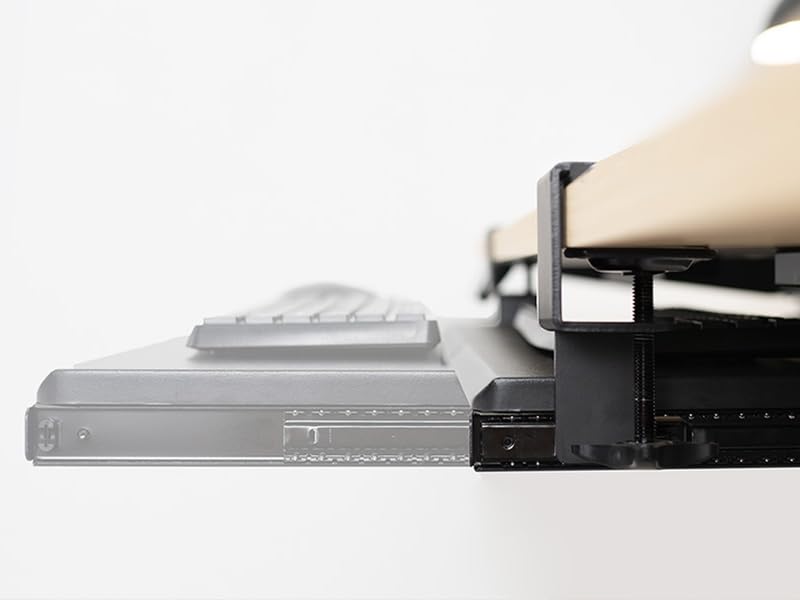 VIVO Clampon Computer Keyboard and Mouse Under Desk Mount