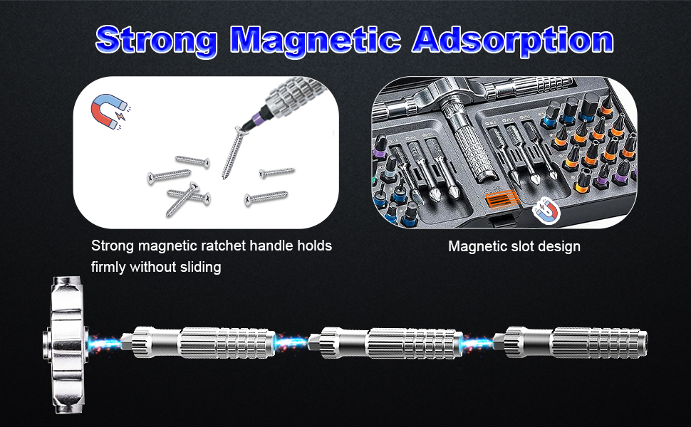 LeCoirrax 40-In-1 Magnetic Screwdriver Set
