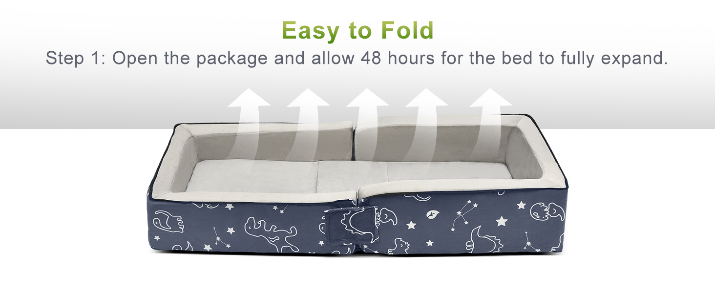 foldable toddler bed