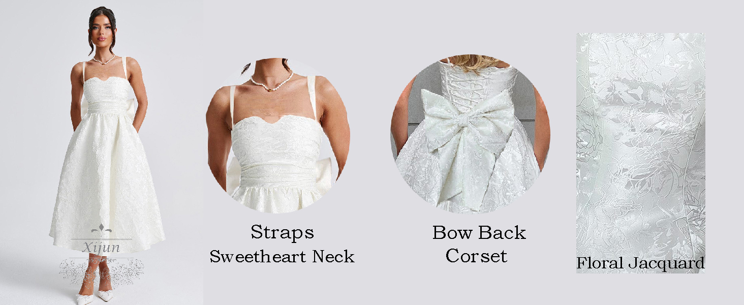 prom dress satin tea length jacquard teens 2025