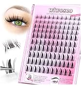 wiwoseo Self Adhesive Lash Clusters Spiky Self Adhesive Lashes Manga Lash Clusters Fairy Lashes C...
