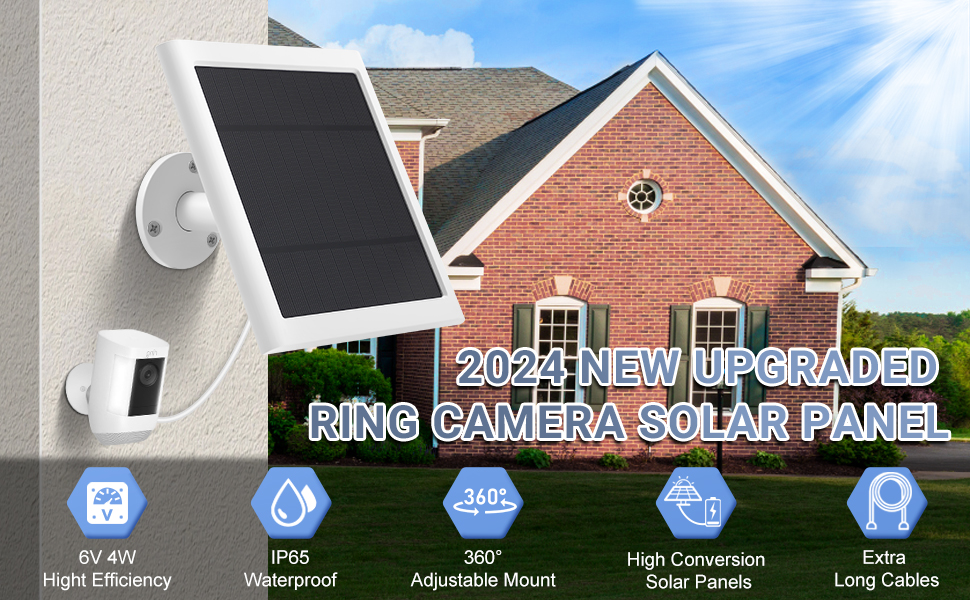 Ring Solar Panel カメラセット Amazon.com : Solar Panel for Ring Camera, Chargers for Ring