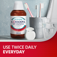 corsodyl gum disease treatment mouth fresh mint