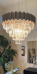 nickel chandelier