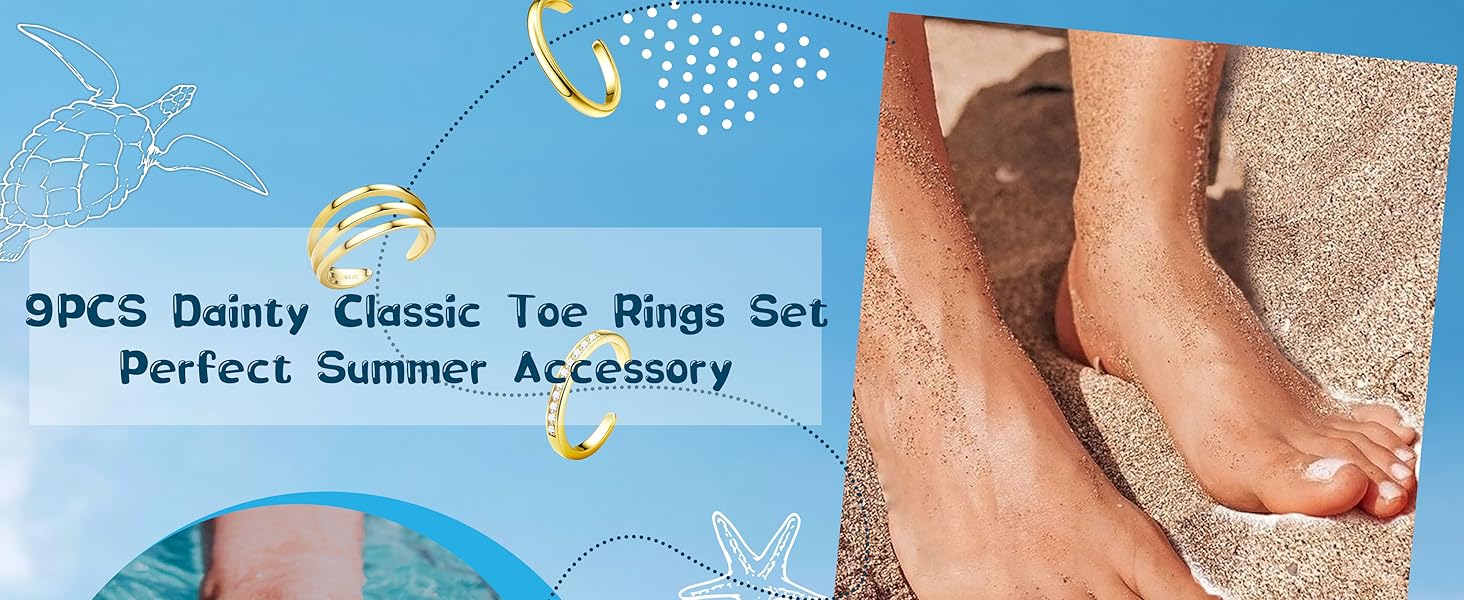 toe rings for women