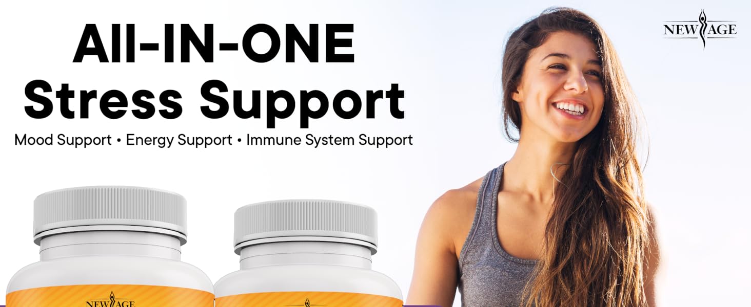 stress support maca ashwagandha fungreek turmeric energy immune