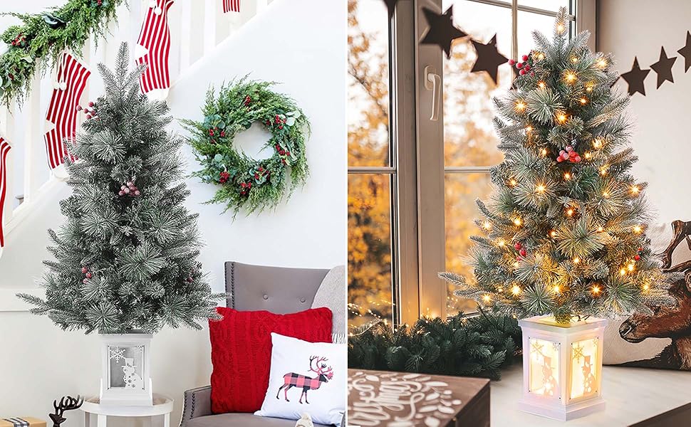 3 Ft Pre-Lit Christmas Tree