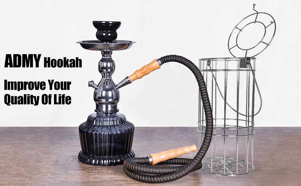 Caged Hookah Set Mini Shisha Set With Cage Hookah Set With