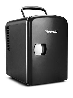 Amazon | AstroAI Mini Fridge, 4 Liter/6 Can AC/DC Portable