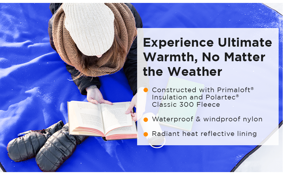 Mambe Super Extreme Weather Outdoor Blanket Red 100 Waterproof and Windproof