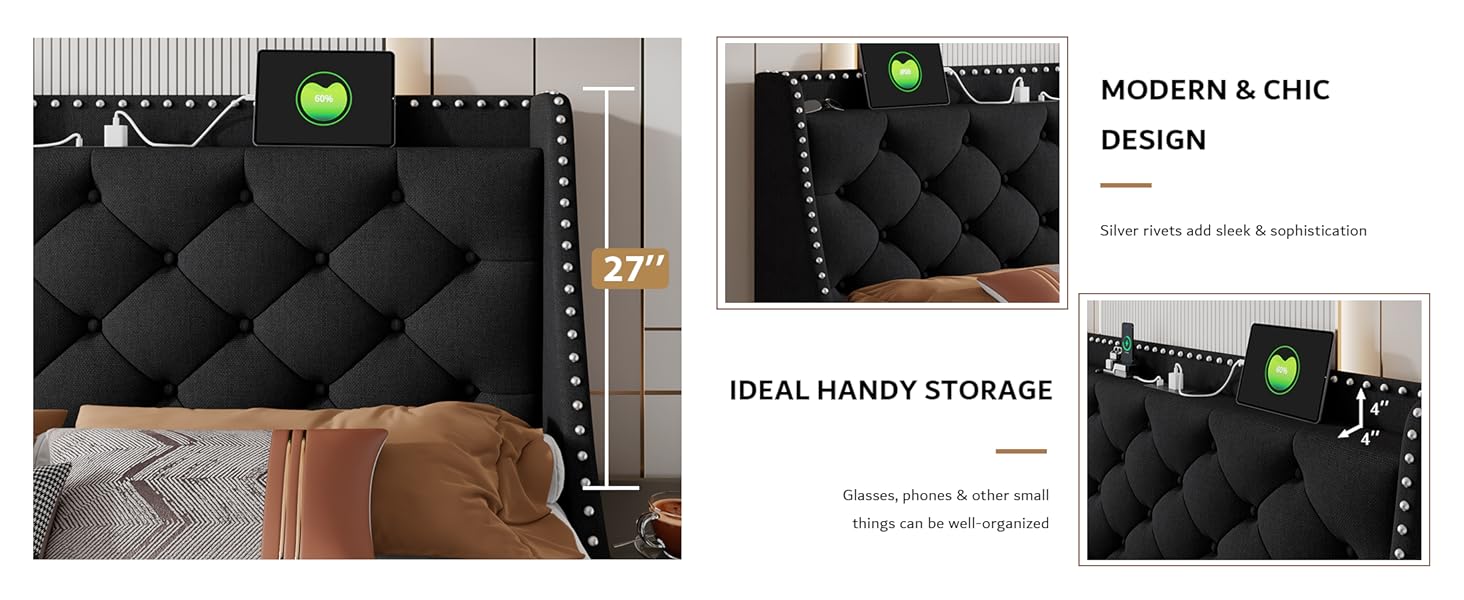 Versatile Upholstered Headboard