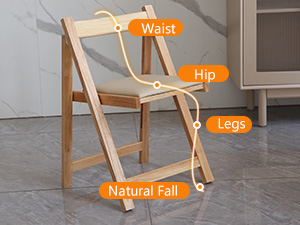 Folding Dining Chairs with Padded Seat Lightweight sillas para Fiestas