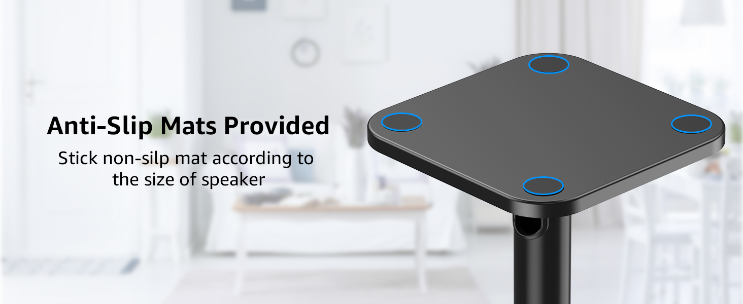 Set of 2 Floor Stand Mount for Bose Polk JBL Sony Yamaha 22LBS