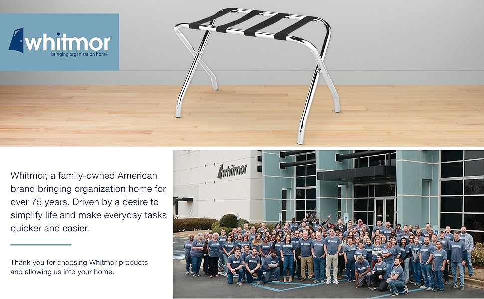 Whitmor 6060430 Chrome Luggage Rack Amazon.ca Home