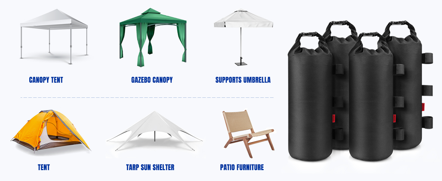 YOOFAN Sand Bags for Weight Set of 4 Heavy Duty Sandbags