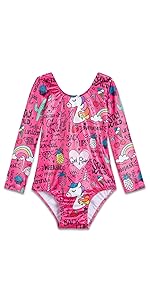 girls long sleeve gym leos