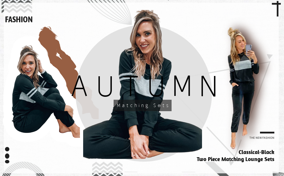 Black Matching Lounge Sets