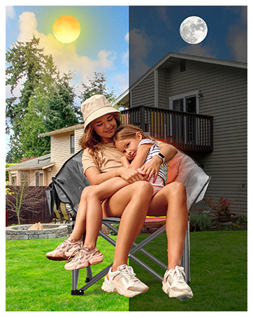 heated camping chair