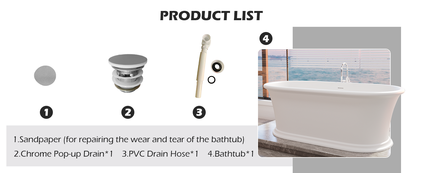 resin stone deep soaking tub