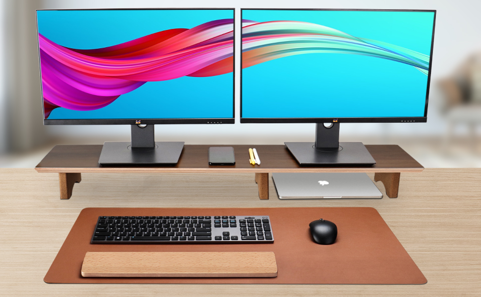 Aothia Keyboard Wrist Rest Wooden Wrist Rest for Computer